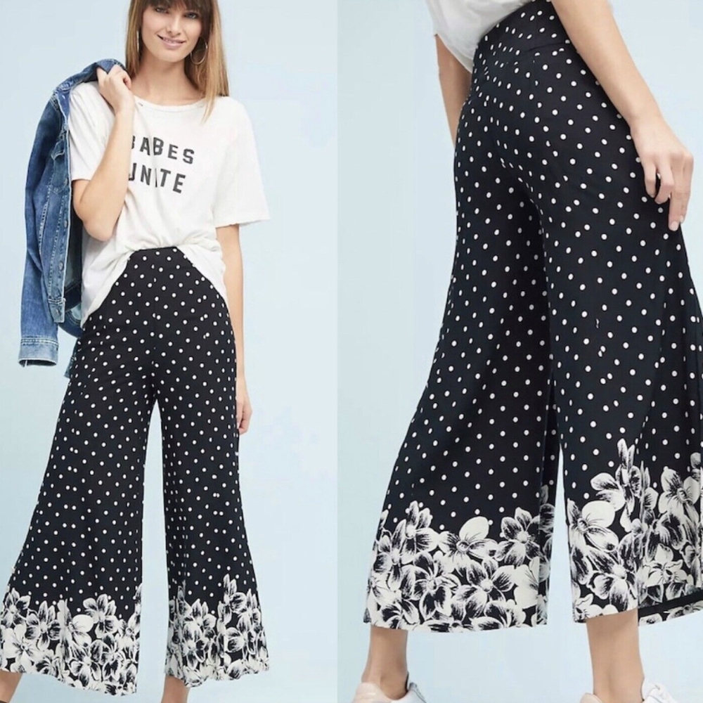 Wide legged Anthropologie Pants